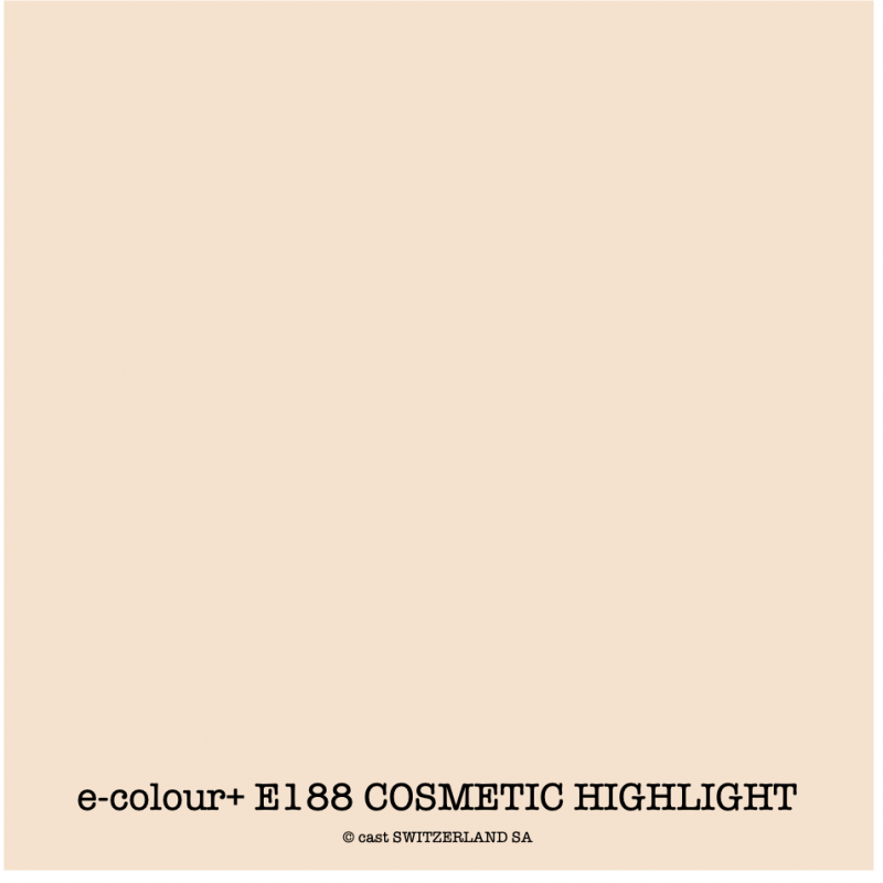 e-colour+ E188 COSMETIC HIGHLIGHT Feuille 1.22 x 0.50m