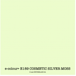 e-colour+ E189 COSMETIC SILVER MOSS Rolle 1.22 x 7.62m
