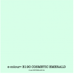 e-colour+ E190 COSMETIC EMERALD Rolle 1.22 x 7.62m