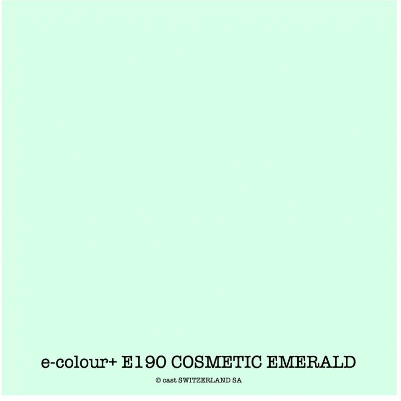 e-colour+ E190 COSMETIC EMERALD Rouleau 1.22 x 7.62m