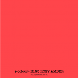 e-colour+ E193 ROSY AMBER Rolle 1.22 x 7.62m