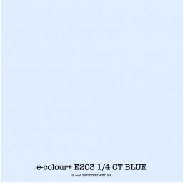 e-colour+ E203 1/4 CT BLUE Bogen 1.22 x 0.50m