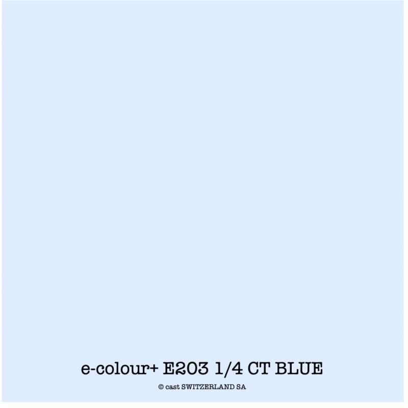 e-colour+ E203 1/4 CT BLUE Feuille 1.22 x 0.50m