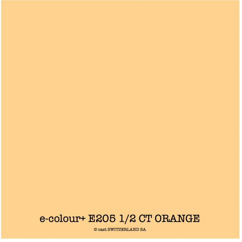 e-colour+ E205 1/2 CT ORANGE Bogen 1.22 x 0.50m