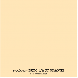 e-colour+ E206 1/4 CT ORANGE Rolle 1.22 x 7.62m