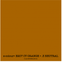 e-colour+ E207 CT ORANGE + .3 NEUTRAL DENSITY Bogen 1.22 x 0.50m