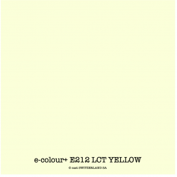 e-colour+ E212 LCT YELLOW Rouleau 1.22 x 7.62m