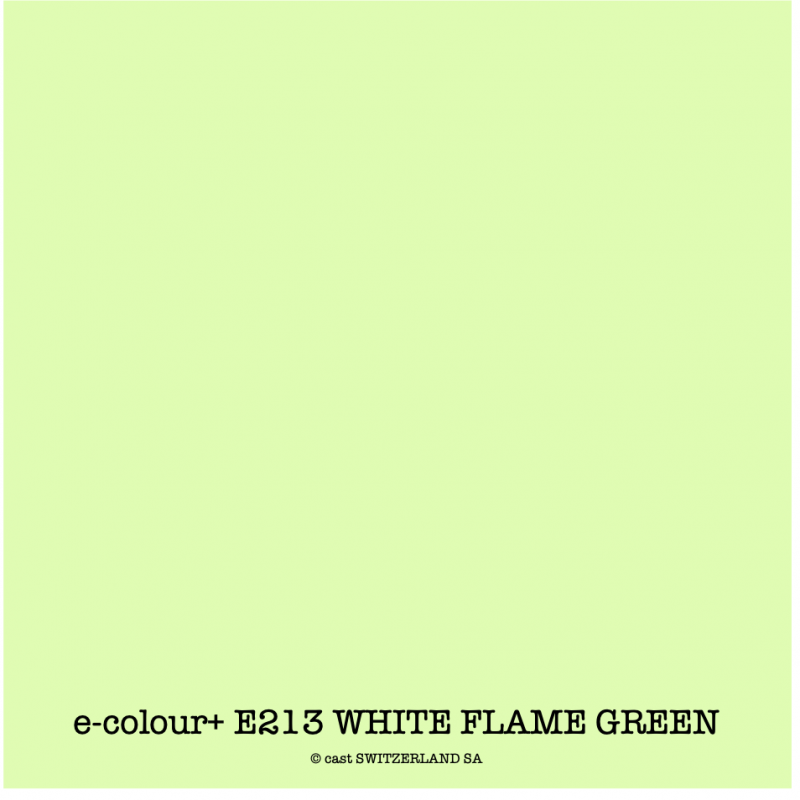 e-colour+ E213 WHITE FLAME GREEN Rolle 1.22 x 7.62m