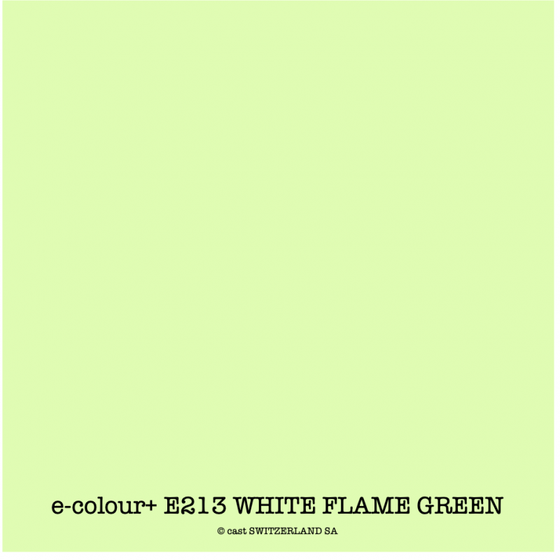 e-colour+ E213 WHITE FLAME GREEN Rouleau 1.22 x 7.62m