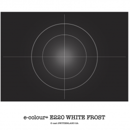 e-colour+ E220 WHITE FROST Feuille 1.22 x 0.50m