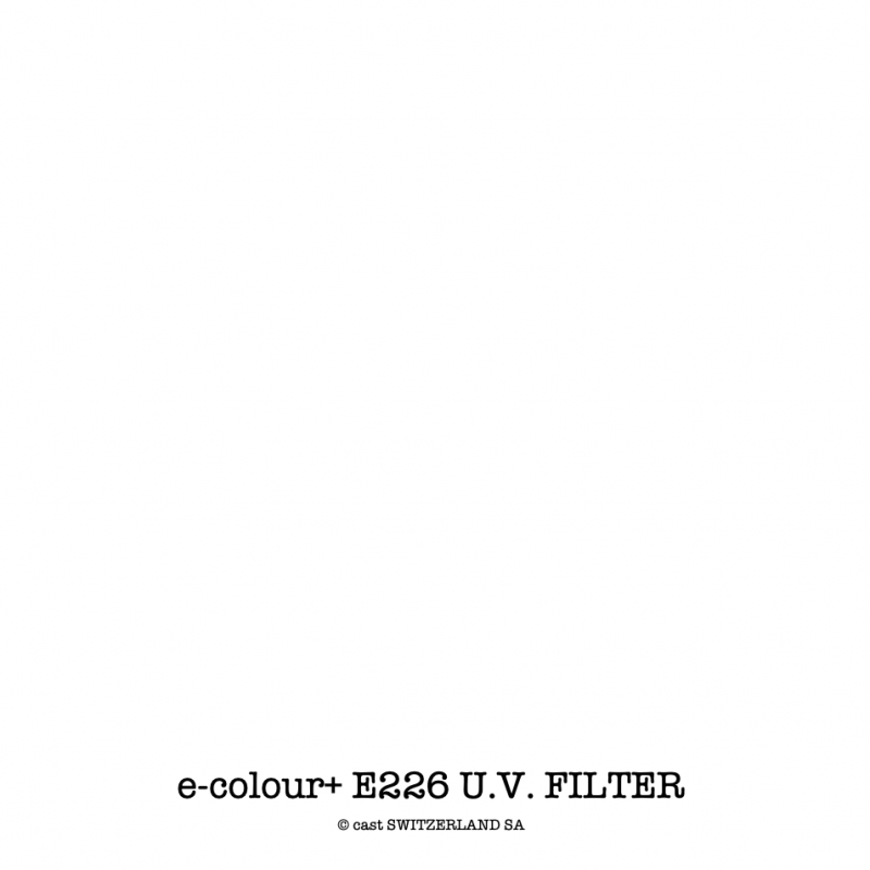 e-colour+ E226 U.V. FILTER Rolle 1.22 x 7.62m