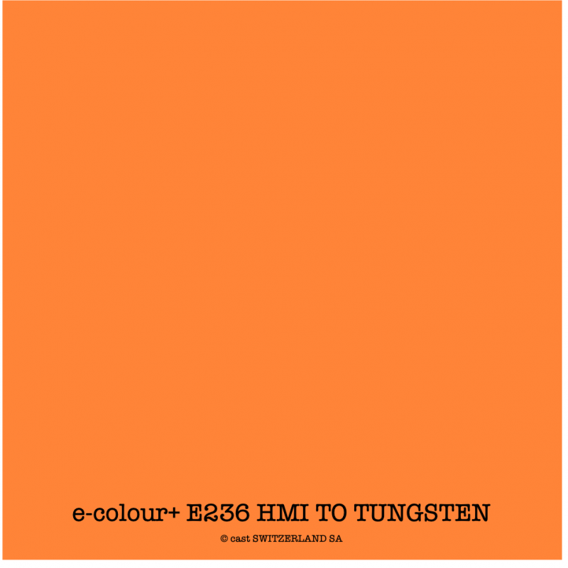 e-colour+ E236 HMI TO TUNGSTEN Rolle 1.22 x 7.62m