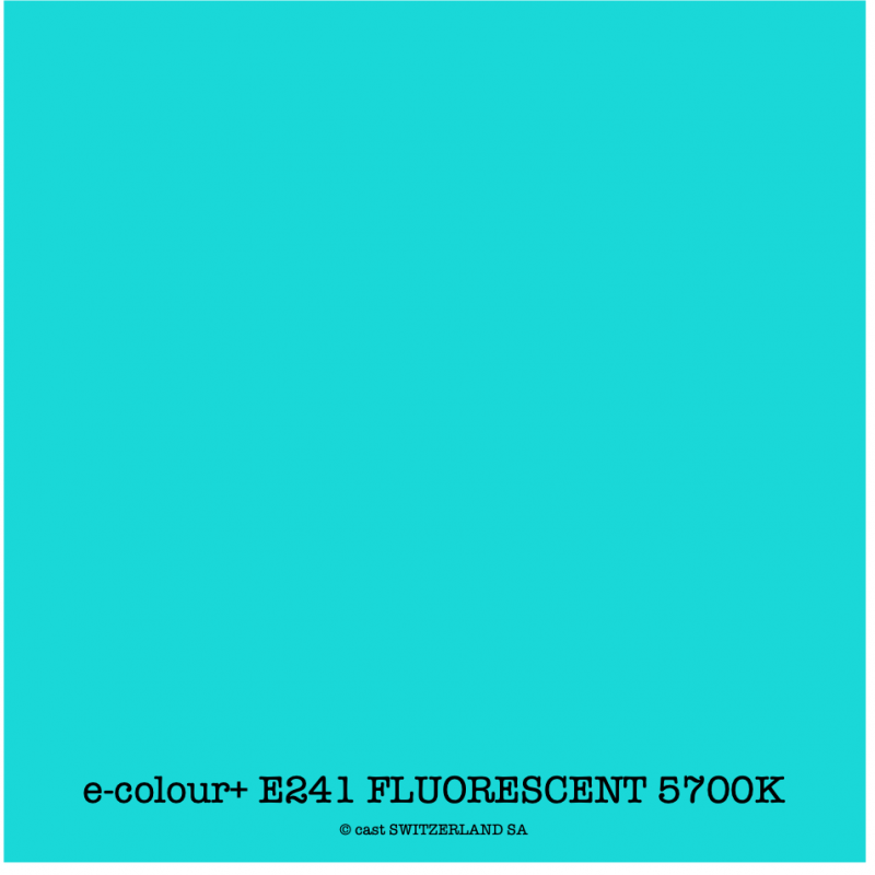 e-colour+ E241 FLUORESCENT 5700K Rouleau 1.22 x 7.62m