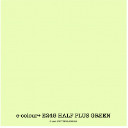 e-colour+ E245 HALF PLUS GREEN Bogen 1.22 x 0.50m