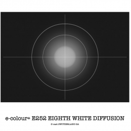 e-colour+ E252 EIGHTH WHITE DIFFUSION Feuille 1.22 x 0.50m
