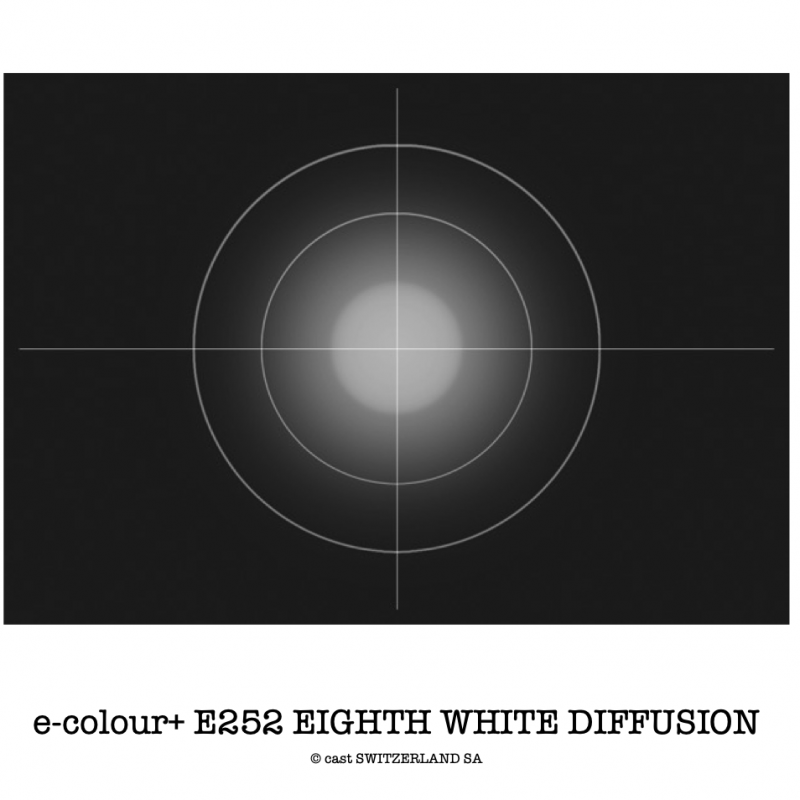 e-colour+ E252 EIGHTH WHITE DIFFUSION Bogen 1.22 x 0.50m