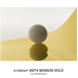 e-colour+ E274 MIRROR GOLD Rolle 1.22 x 7.62m