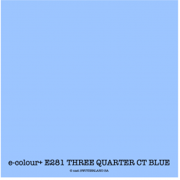 e-colour+ E281 THREE QUARTER CT BLUE Rolle 1.22 x 7.62m