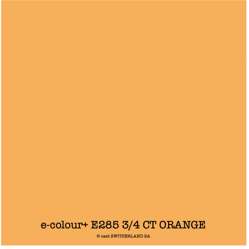 e-colour+ E285 3/4 CT ORANGE Feuille 1.22 x 0.50m