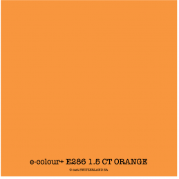 e-colour+ E286 1.5 CT ORANGE Rolle 1.22 x 7.62m
