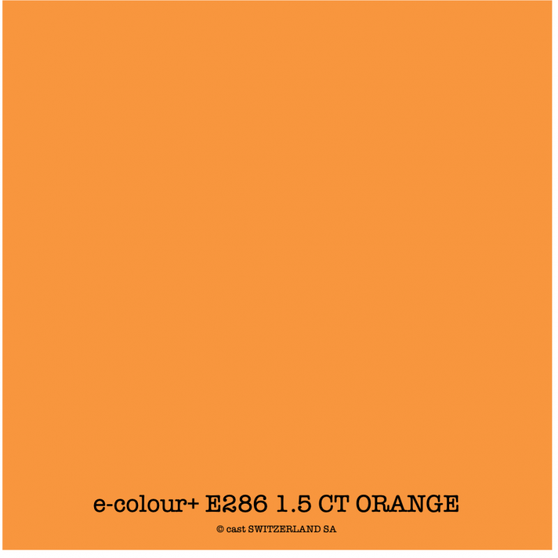 e-colour+ E286 1.5 CT ORANGE Rouleau 1.22 x 7.62m