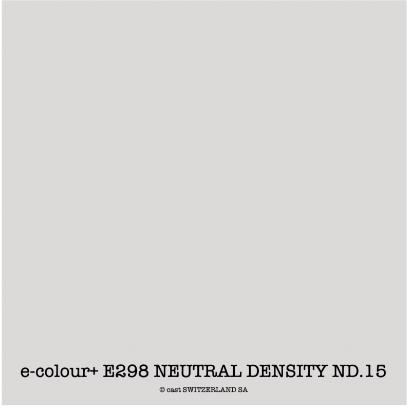 e-colour+ E298 NEUTRAL DENSITY ND.15 Bogen 1.22 x 0.50m