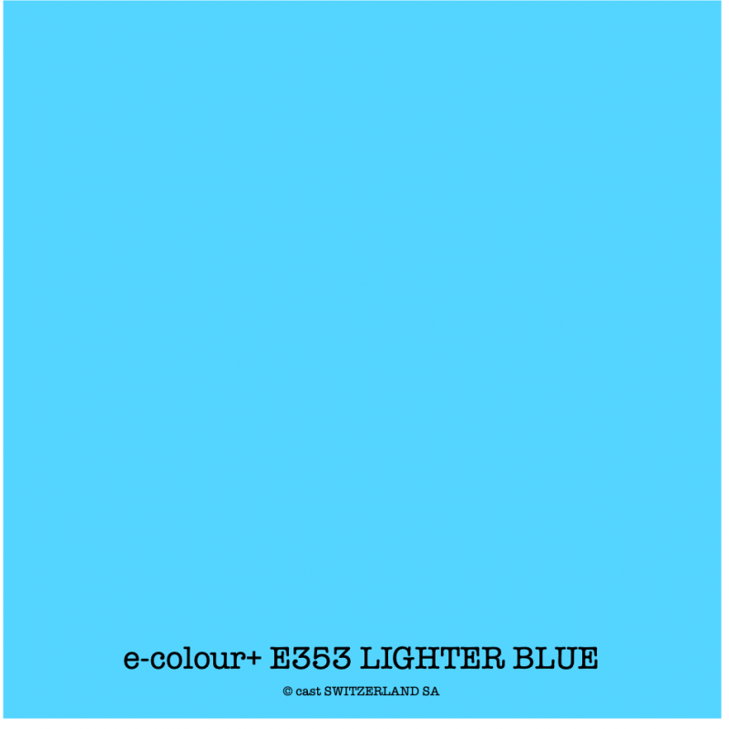 e-colour+ E353 LIGHTER BLUE Bogen 1.22 x 0.50m