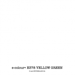 e-colour+ E378 YELLOW GREEN Rolle 1.22 x 7.62m