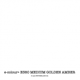 e-colour+ E380 MEDIUM GOLDEN AMBER Feuille 1.22 x 0.50m
