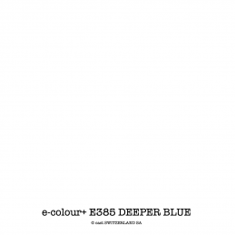 e-colour+ E385 DEEPER BLUE Bogen 1.22 x 0.50m