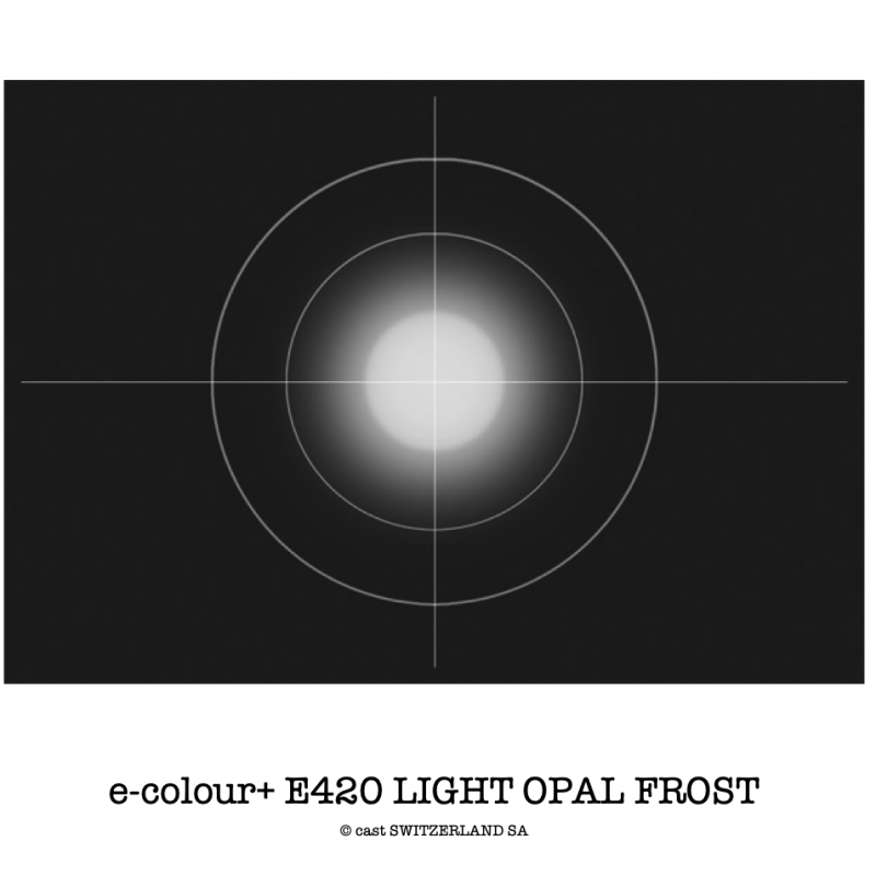 e-colour+ E420 LIGHT OPAL FROST Rolle 1.22 x 7.62m