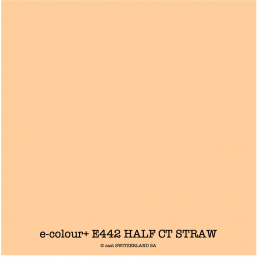 e-colour+ E442 HALF CT STRAW Rolle 1.22 x 7.62m