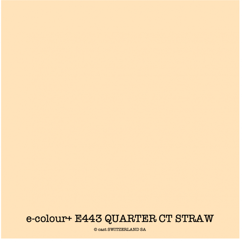 e-colour+ E443 QUARTER CT STRAW Rolle 1.22 x 7.62m