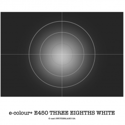 e-colour+ E450 THREE EIGHTHS WHITE Rolle 1.22 x 7.62m