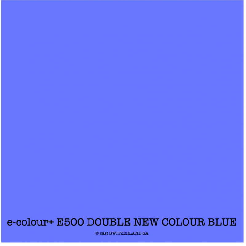 e-colour+ E500 DOUBLE NEW COLOUR BLUE Rolle 1.22 x 7.62m