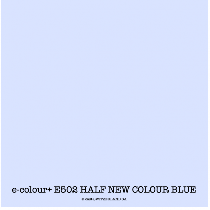 e-colour+ E502 HALF NEW COLOUR BLUE Rouleau 1.22 x 7.62m