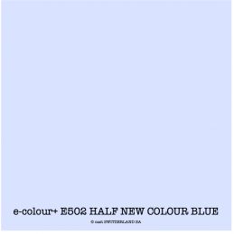e-colour+ E502 HALF NEW COLOUR BLUE Bogen 1.22 x 0.50m