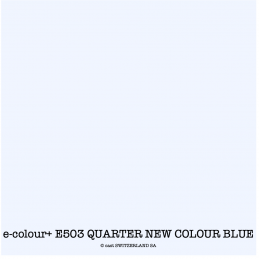 e-colour+ E503 QUARTER NEW COLOUR BLUE Rolle 1.22 x 7.62m