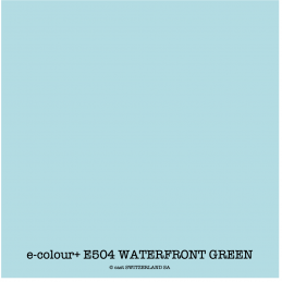 e-colour+ E504 WATERFRONT GREEN Rouleau 1.22 x 7.62m