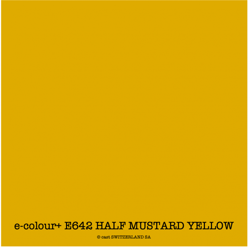 e-colour+ E642 HALF MUSTARD YELLOW Rouleau 1.22 x 7.62m