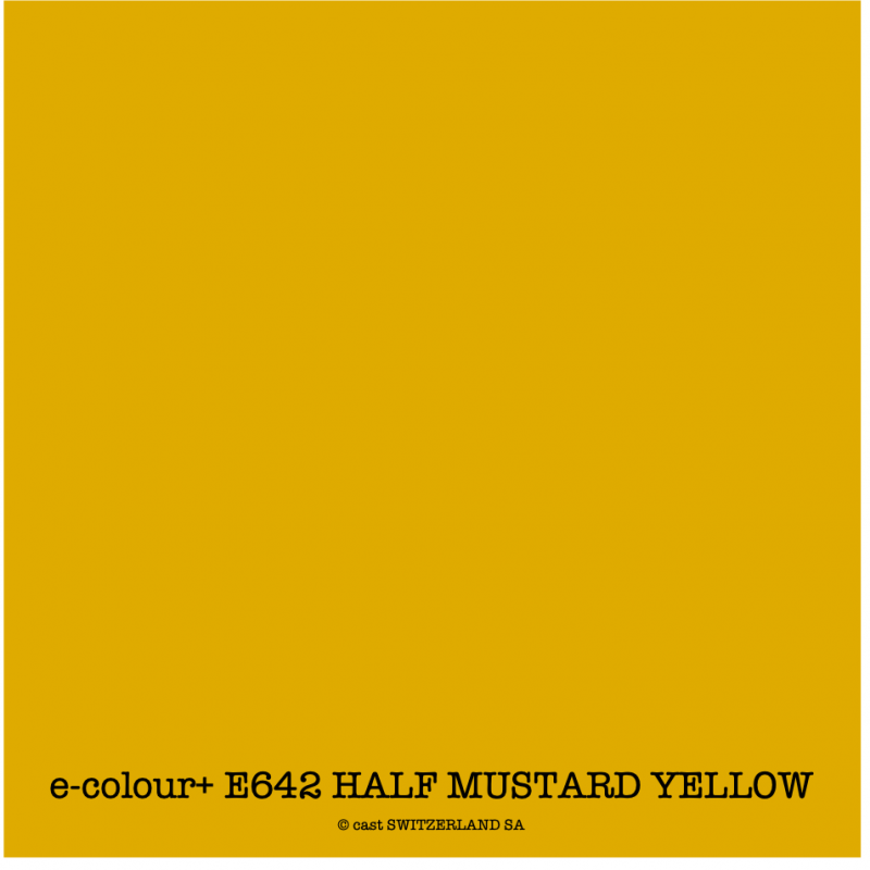 e-colour+ E642 HALF MUSTARD YELLOW Feuille 1.22 x 0.50m