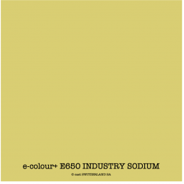 e-colour+ E650 INDUSTRY SODIUM Rolle 1.22 x 7.62m