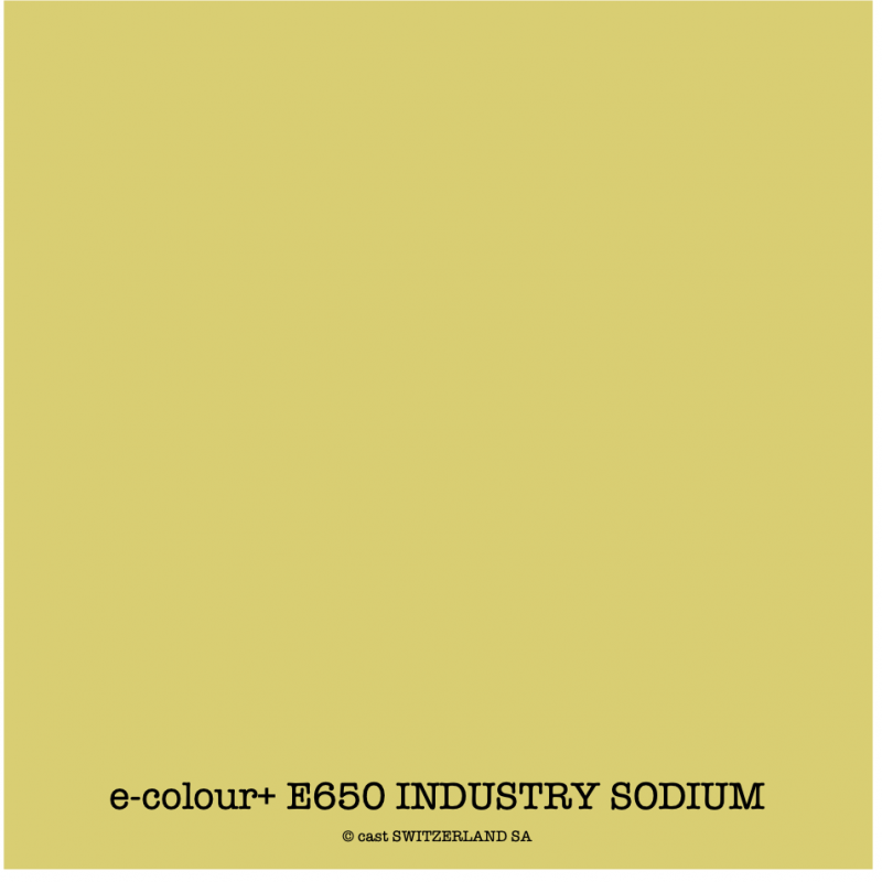 e-colour+ E650 INDUSTRY SODIUM Feuille 1.22 x 0.50m