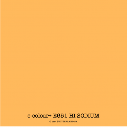 e-colour+ E651 HI SODIUM Rolle 1.22 x 7.62m