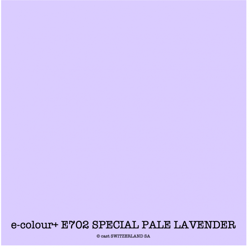 e-colour+ E702 SPECIAL PALE LAVENDER Bogen 1.22 x 0.50m