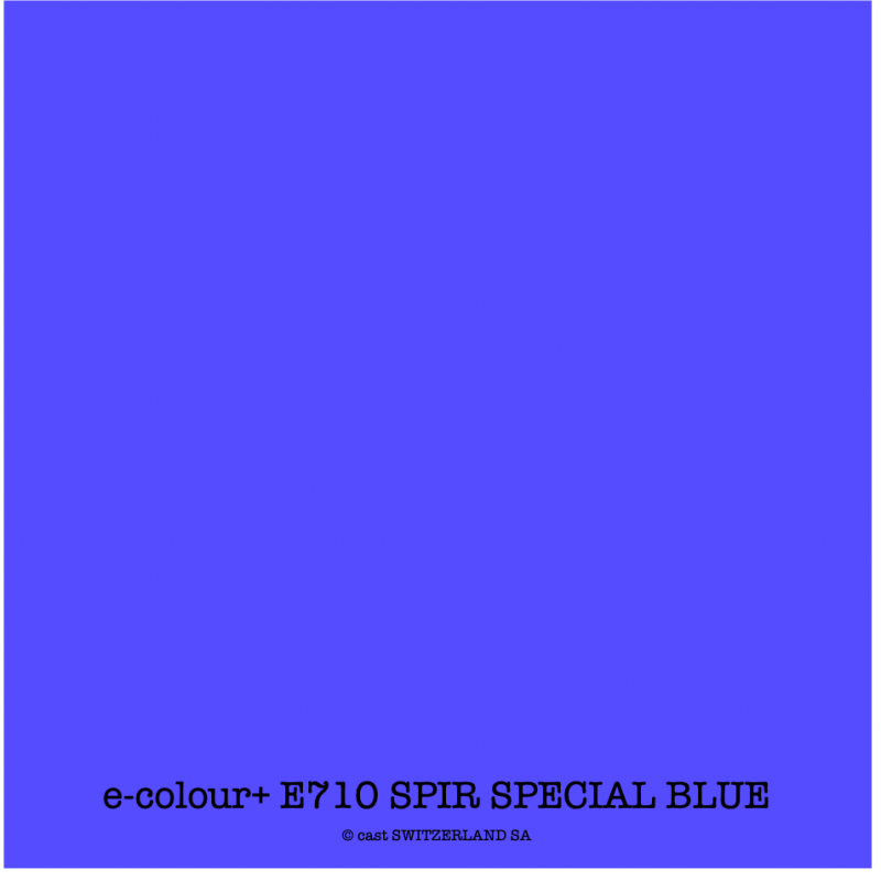 e-colour+ E710 SPIR SPECIAL BLUE Bogen 1.22 x 0.50m