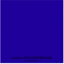 e-colour+ E713 WINTER BLUE Rolle 1.22 x 7.62m