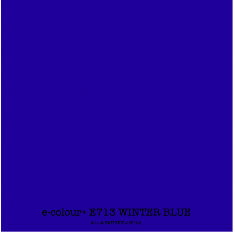 e-colour+ E713 WINTER BLUE Bogen 1.22 x 0.50m