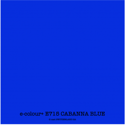 e-colour+ E715 CABANNA BLUE Feuille 1.22 x 0.50m