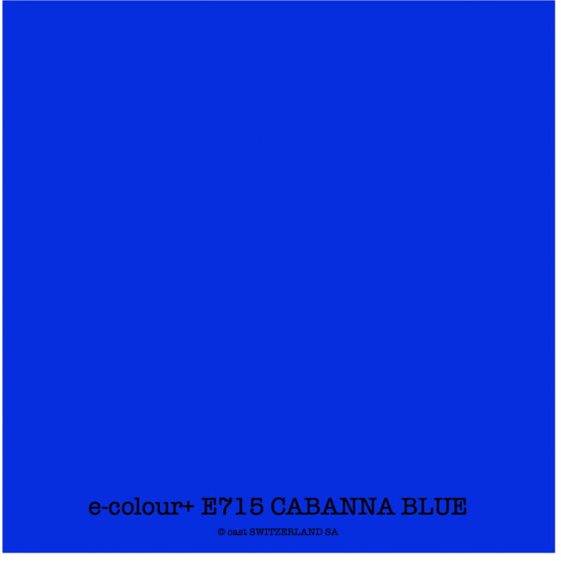 e-colour+ E715 CABANNA BLUE Bogen 1.22 x 0.50m